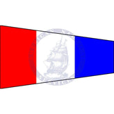 Marine Signal Flag Pennant Numeral 3 (Numeral Three Pennant)
